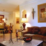 Ridglea Village Apartment Living Area.