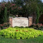 Grayson Ridge Apartment Signage
