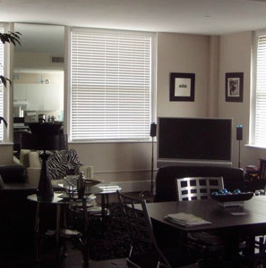 Historic Electric Building Apartment Dining Area
