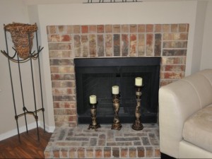 Marina Club Apartment Fireplace