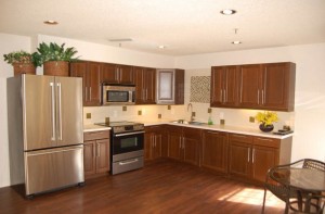 Palm House Senior Housing Apartment Kitchen