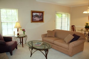 Papillon Parc Townhomes Apartment Living Room
