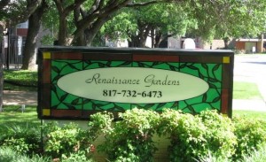 Renaissance Gardens Apartment Signage