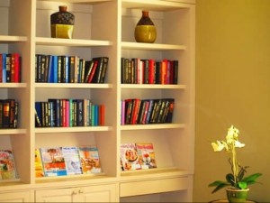 Stone Villas Book Shelves
