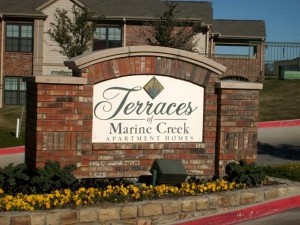 Terraces of Marine Creek Sign