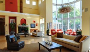 The Marquis at Stonegate Apartment Living Room