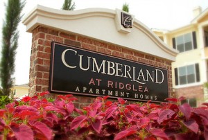 Cumberland At Ridglea Sign